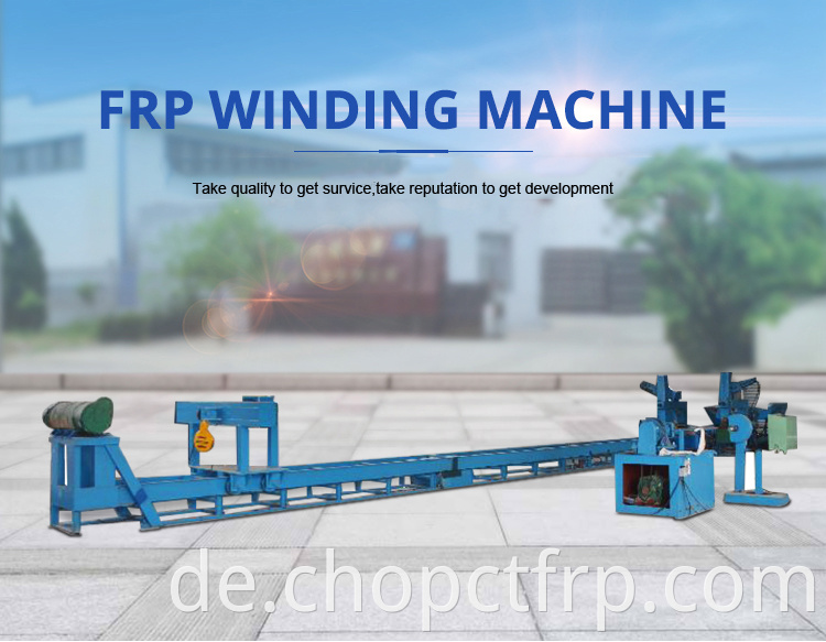 FRP -Tankproduktionslinie mit ISO -Zertifikat Fiberglass Tank Wicking Machine Produktionslinie
